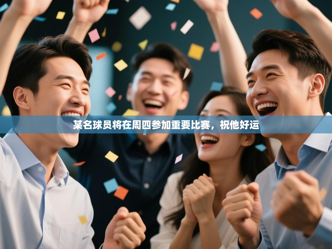 某名球员将在周四参加重要比赛，祝他好运